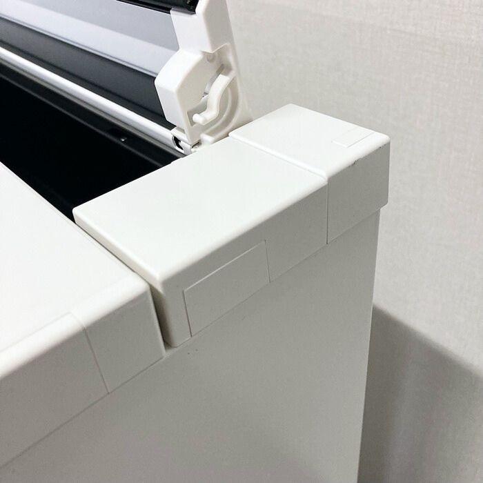 イトーキ CZRシリーズ 3段脇机 CZR-047LCB-W9W9 W400×D700×H720 ホワイト 中古の画像