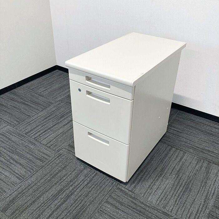 コクヨ BS＋シリーズ 3段脇机 SDE-BSNV73F1N3 W400×D700×H700 ナチュラルグレー 2021年製 中古の画像