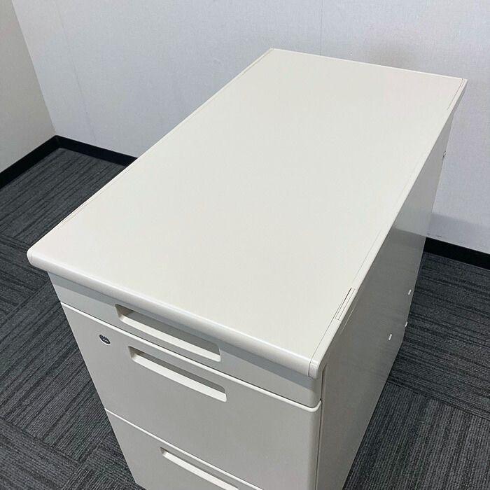 コクヨ BS＋シリーズ 3段脇机 SDE-BSNV73F1N3 W400×D700×H700 ナチュラルグレー 2021年製 中古の画像