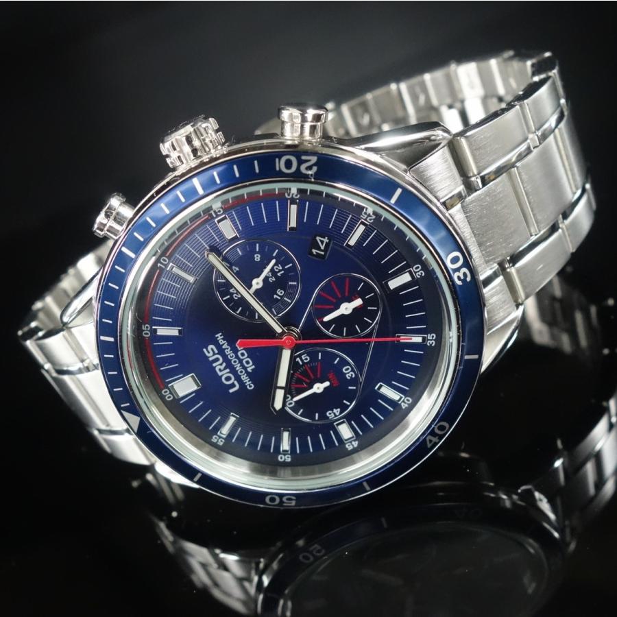 SEIKO LORUSクロノグラフ 100m防水欧州限定モデル日本未販売 逆輸入