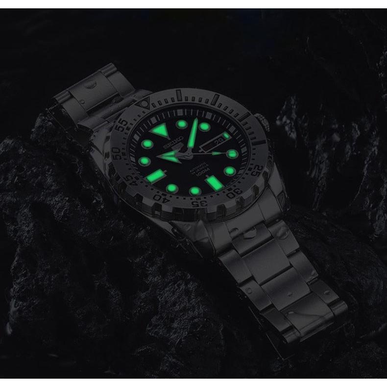 セイコー５ 自動巻き \"New Monster\" ブラック SRP599J1 セイコー5「ニューモンスター(SRP599J1)」レビュー｜ステンレス