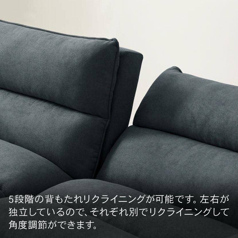 ソファベッド リビングソファ ソファ クッション 3人掛け ゆったり 脚付 リビング モダン ナチュラル 幅2090×奥行850×高さ830mm | URBAN（家具、インテリア） | 07