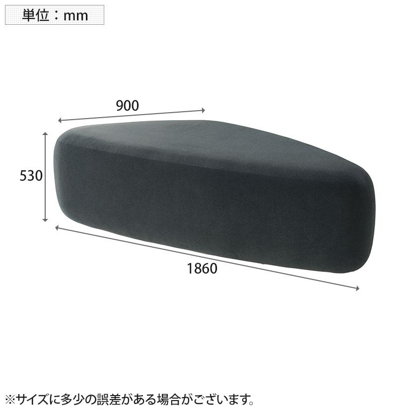 アダル ADAL Loto ロト ハイタイプ ベンチスツール ロビーソファ ラウンジ PVCレザー ティルリ 抗菌 カフェ風 休憩スペース 幅1860×奥行900×高さ530mm | アダル | 07