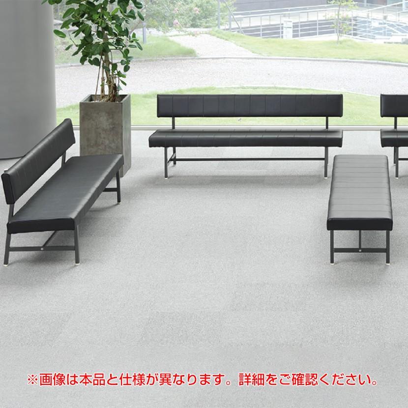 法人様限定 ロビーチェア パブリックベンチ 待合 業務用ベンチ LC-1225シリーズ ロビーチェア 背なし レザー張り 待合室 病院 施設 幅1500mmの画像