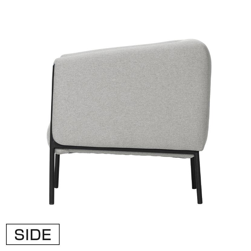 Work Plus MELTONE 1P SOFA 1人用ソファ ラウンジソファ 幅870×奥行720×高さ750mm 座面410mm_4