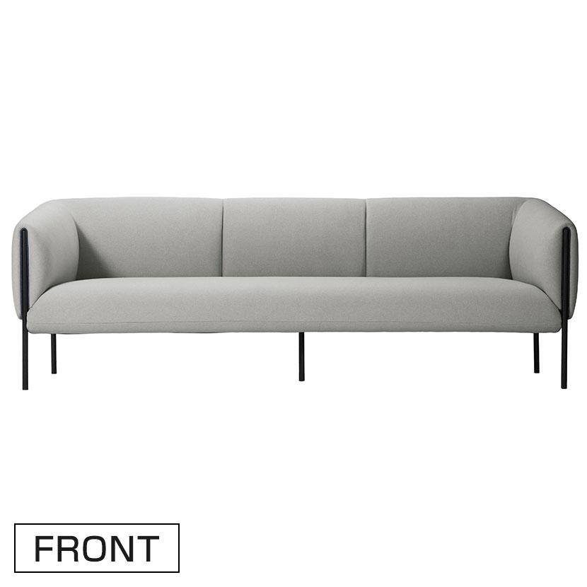 Work Plus MELTONE 3P SOFA 3人用ソファ ラウンジソファ 幅2160×奥行720×高さ750mm 座面410mm | ASPLUND | 02