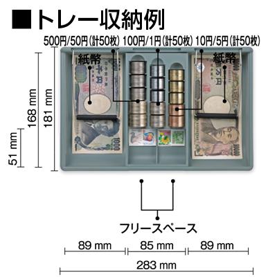 手提金庫 ダイヤル錠+シリンダー錠 B5サイズ/内容量4.8L/AX-MCB580｜officecom｜04