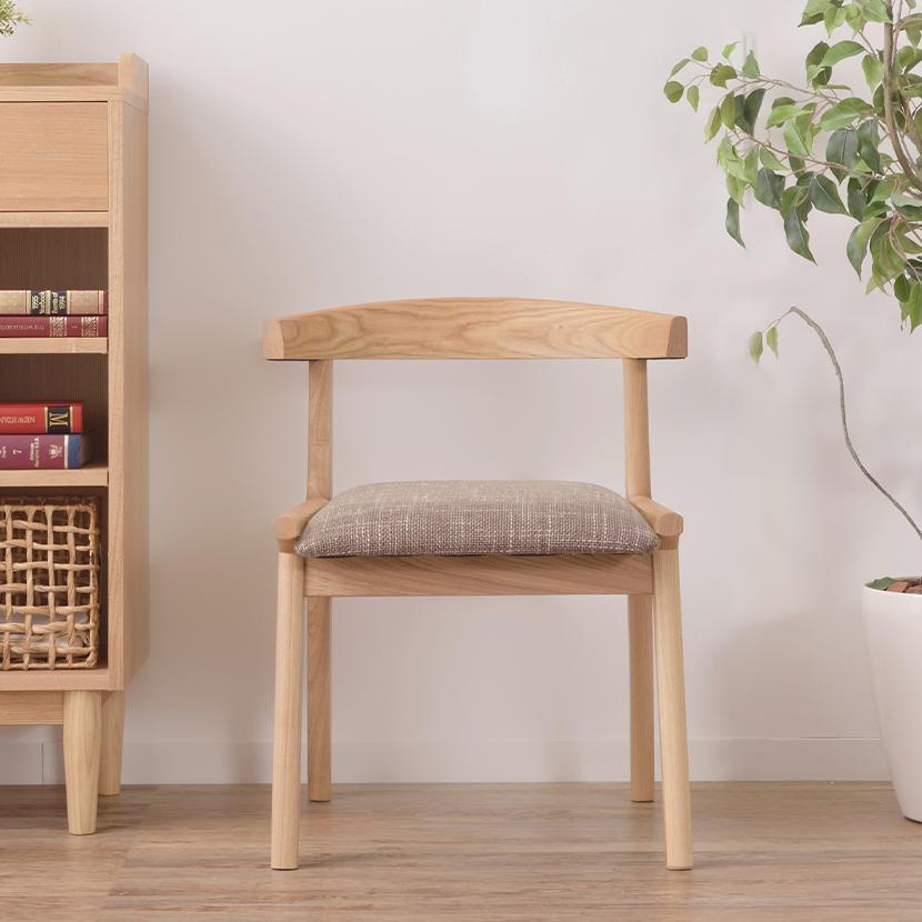 東谷 2脚セット ヘンリー ダイニングチェア ナチュラル 木製 天然木