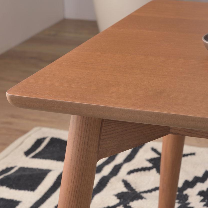 東谷　センターテーブル　KRM-100 東谷 センターテーブル 幅100cm 木製 天然木 丸脚 ローテーブル