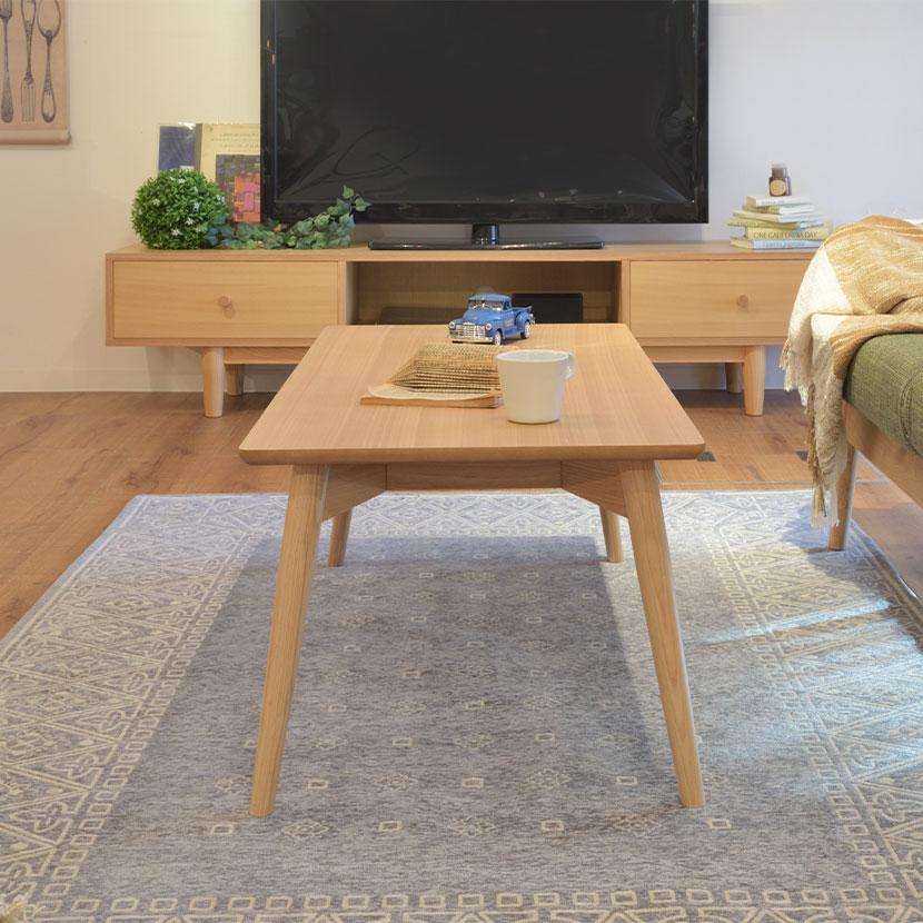東谷 リビングテーブル 木製 天然木 センターテーブル ローテーブル