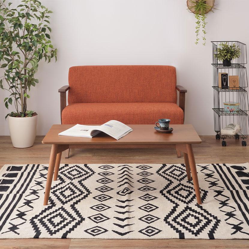 東谷 リビングテーブル 木製 天然木 センターテーブル ロー