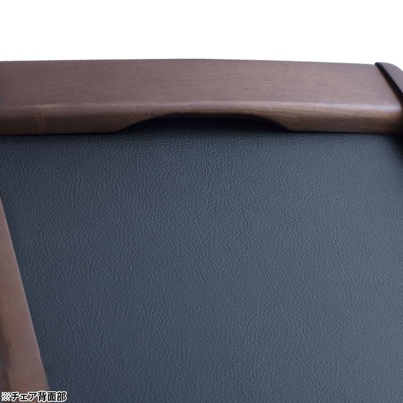 4人用 ダイニングテーブルセット 5点 ルーシー テーブル＋チェア4脚 天然木 木製 収納 肘無し ナチュラル グレー ブラック 幅1350×奥行800×高さ720mm | 東谷 | 04