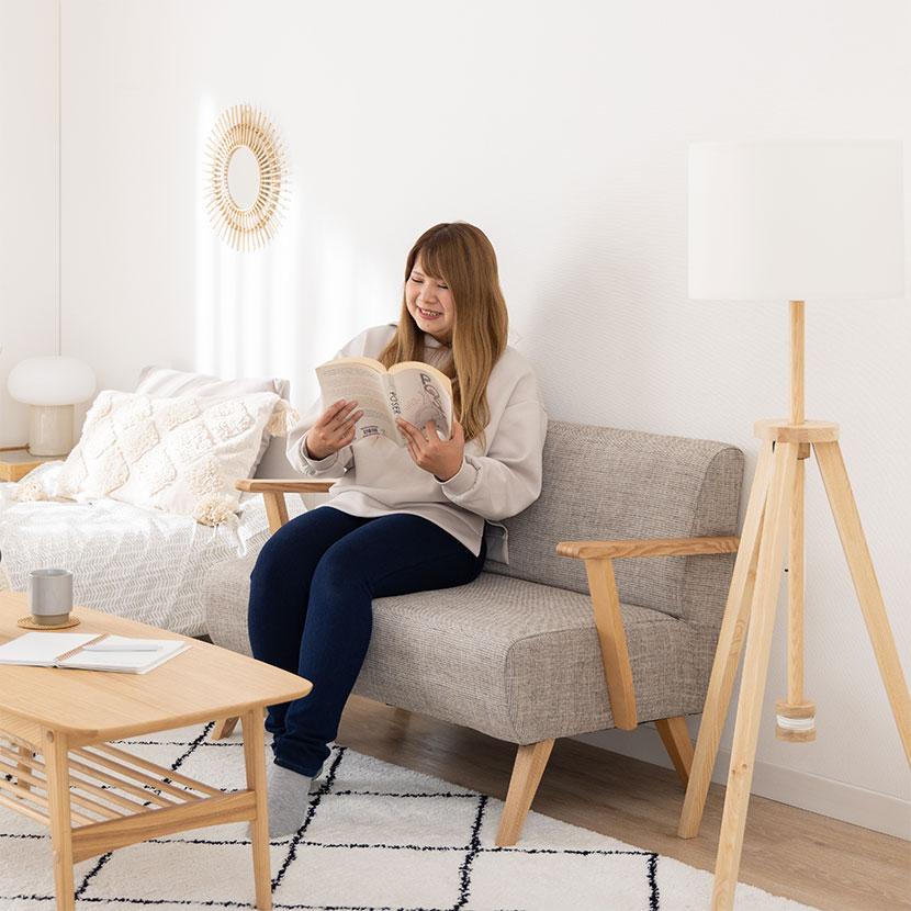 東谷 2人掛け ソファ モティ RTO-742 完成品 幅1110×奥行660×高さ720mm