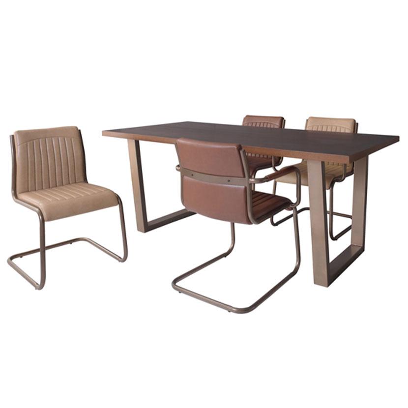 東谷 ダイニングチェア アームチェア チェア 椅子 合皮 レザー