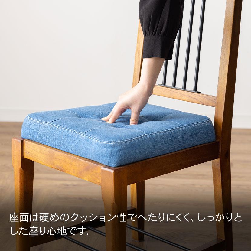 4人用 ダイニングテーブルセット 5点 ティンバ テーブル チェア4脚 天然木 木製 収納 棚 肘無し ナチュラル 幅1300×奥行750×高さ720mm | 東谷 | 18