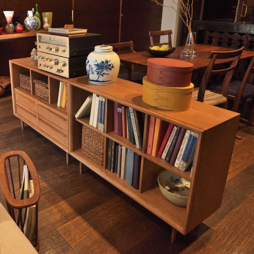 木製オープンシェルフ 3段 Kigumiシェルフ 3段（ナチュラル・ブラウン）｜オークヴィレッジ