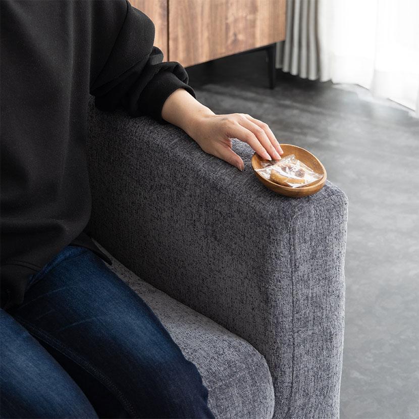 3人掛け カウチソファ 組み替え自由 分割 L字 クッション付き