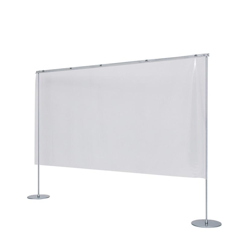 飛沫防止 卓上パーテーション ビニールタイプ 飛沫防止パーティション 飛沫ガードパネル 感染対策 感染予防 飛沫防止パネル 幅1990×奥行210×高さ50〜1206mm | ベルク