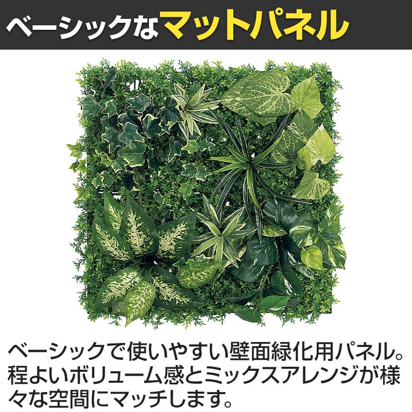 ベルク フェイクグリーン ウォールグリーン マグネットグリーン マットパネルタイプ50角 人工 造花 GR1249 幅560×奥行150×高さ560mm |  | 06