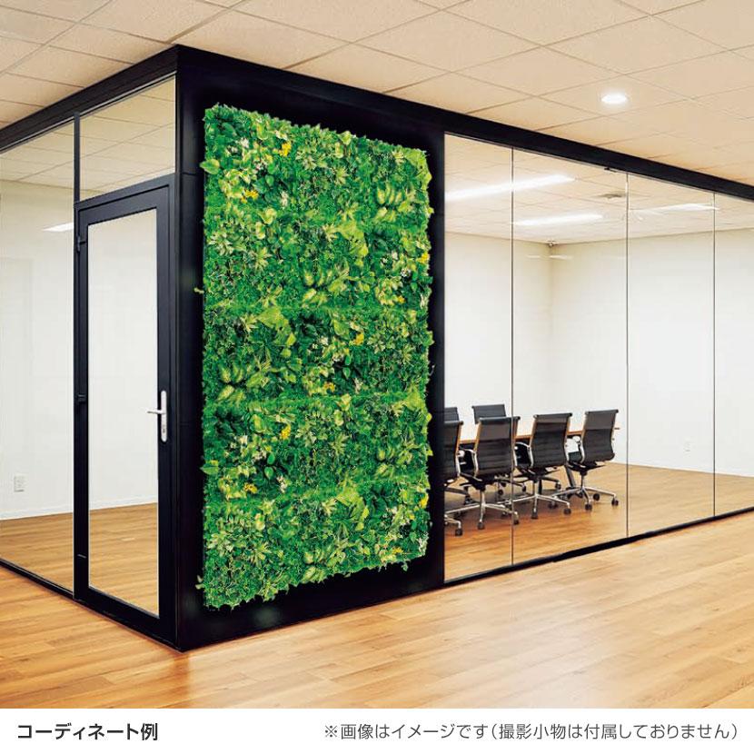 ベルク フェイクグリーン ウォールグリーン マグネットグリーン マットパネルタイプ50角 人工 造花 GR1250 幅560×奥行150×高さ560mmの画像