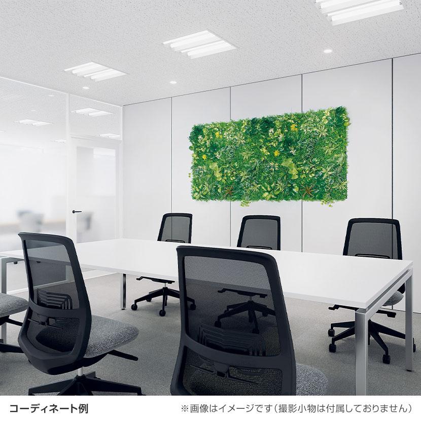 ベルク フェイクグリーン ウォールグリーン マグネットグリーン マットパネルタイプ50角 人工 造花 GR1250 幅560×奥行150×高さ560mmの画像