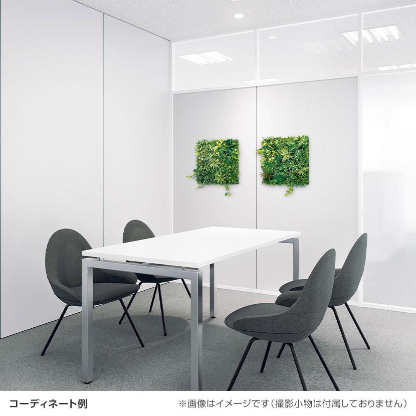 ベルク フェイクグリーン ウォールグリーン マグネットグリーン マットパネルタイプ50角 人工 造花 GR1250 幅560×奥行150×高さ560mmの画像