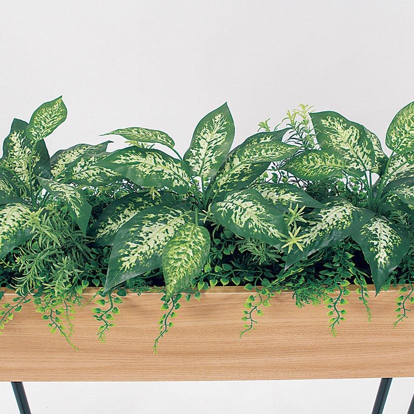 ベルク フェイクグリーン グリーンスタンド BOXプランター デザインパーテーション 間仕切り スリムタイプ 観葉植物 人工 GR2005 幅850×奥行300×高さ900mm |  | 02