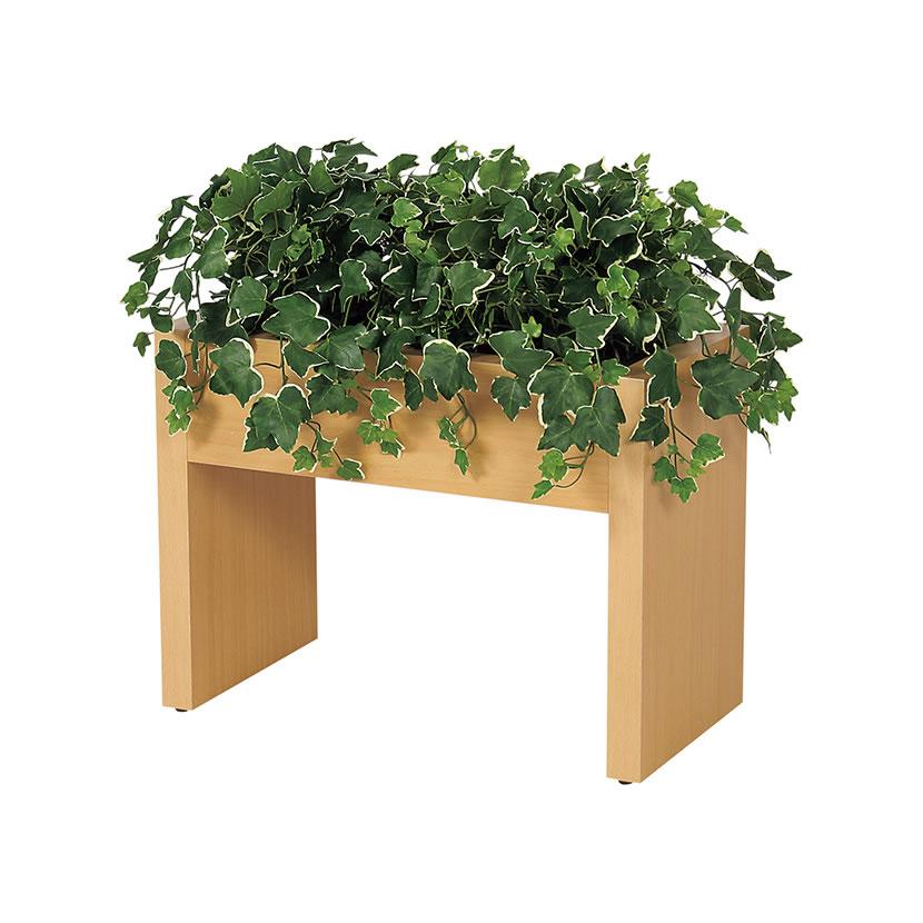 ベルク フェイクグリーン 観葉植物 人工 ボックスパーテーション GR2206 幅600×奥行500×高さ650mm 国産 | ベルク
