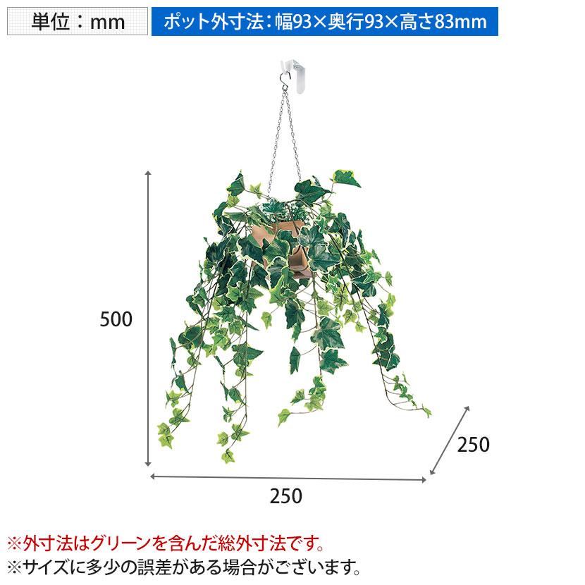 ベルク フェイクグリーン インテリアグリーン 幅250mm ハンギングポット パーテーションポット 観葉植物 人工 造花 GR4432 |  | 03