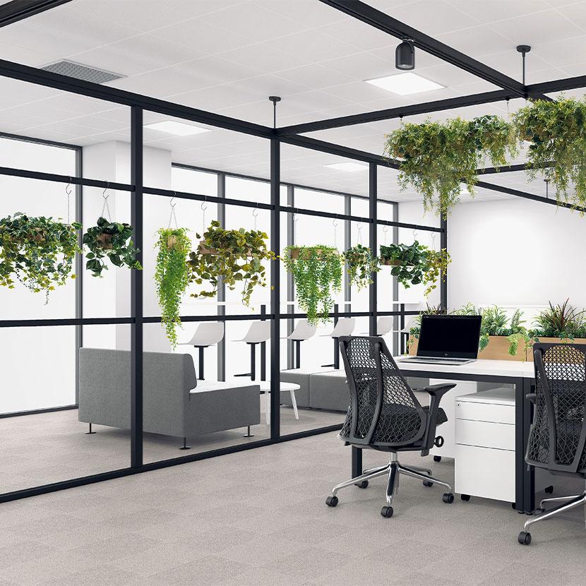 ベルク フェイクグリーン インテリアグリーン 幅250mm ハンギングポット 吊下げポット 観葉植物 人工 造花 GR4452 |  | 02