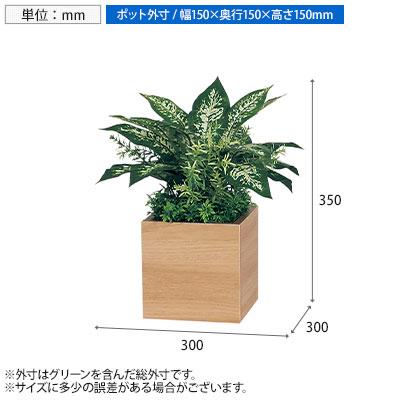ベルク フェイクグリーン インテリアグリーン 卓上ポット 卓上間仕切りポット 観葉植物 人工 造花 GR4484 |  | 03
