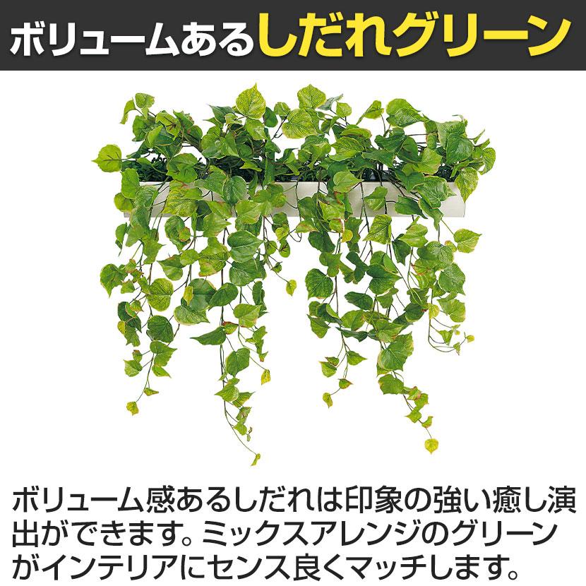 ベルク フェイクグリーン ウォールグリーン マグネットグリーン ポットタイプW600 人工 造花 GR4493 幅680×奥行300×高さ600mm |  | 08