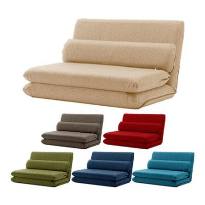 カバーリングソファーベッド MORIITO 布張り リクライニング 日本製 | セルタン