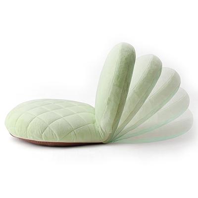 座椅子 おしゃれ コンパクト リクライニング メロンパン座椅子 日本製 幅460×奥行540〜880×高さ110〜460mm | セルタン | 02