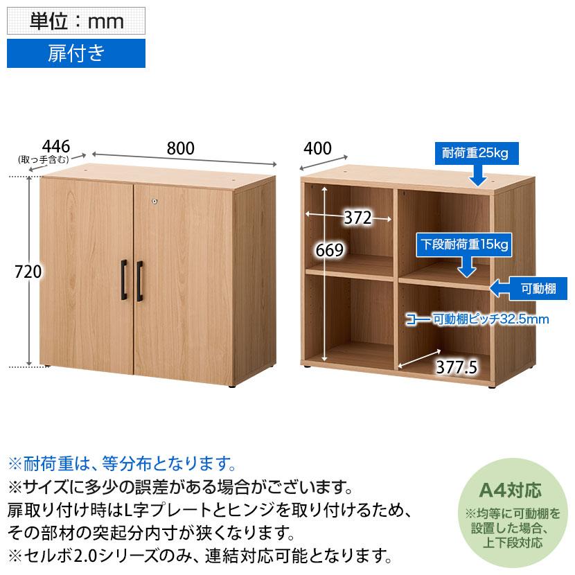 美品2台あり オフィスキャビネット・ オフィスコム ホワイト入荷未定 法人様限定 セルボ2.0 木製