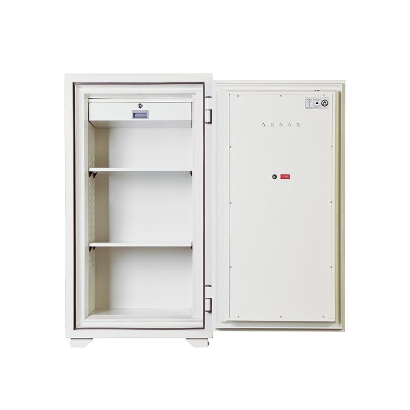 デジタルテンキー+シリンダーキー式耐火金庫 162L 120分耐火 マイナンバー推奨の画像