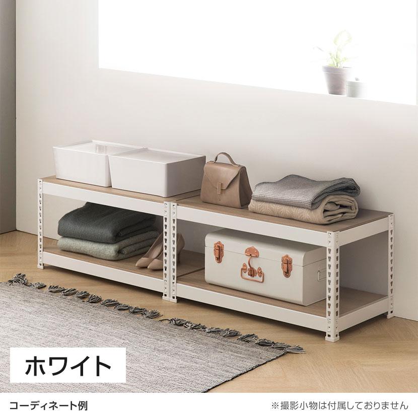 追加/増設用 メタル\u0026ウッドラック 追加棚板セット スチールラック オープンラック リバーシブル棚 MK-482 収納 幅810×奥行410×高さ450mm_5