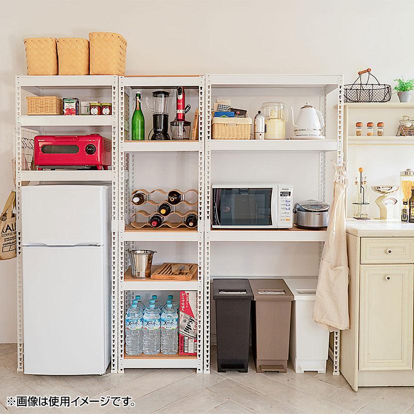 Woo スチールラック 5段式 900kg耐荷重 メタルラック スチールラック 幅150cm メタルラック 5段 MR-1518J (ポール直径25mm