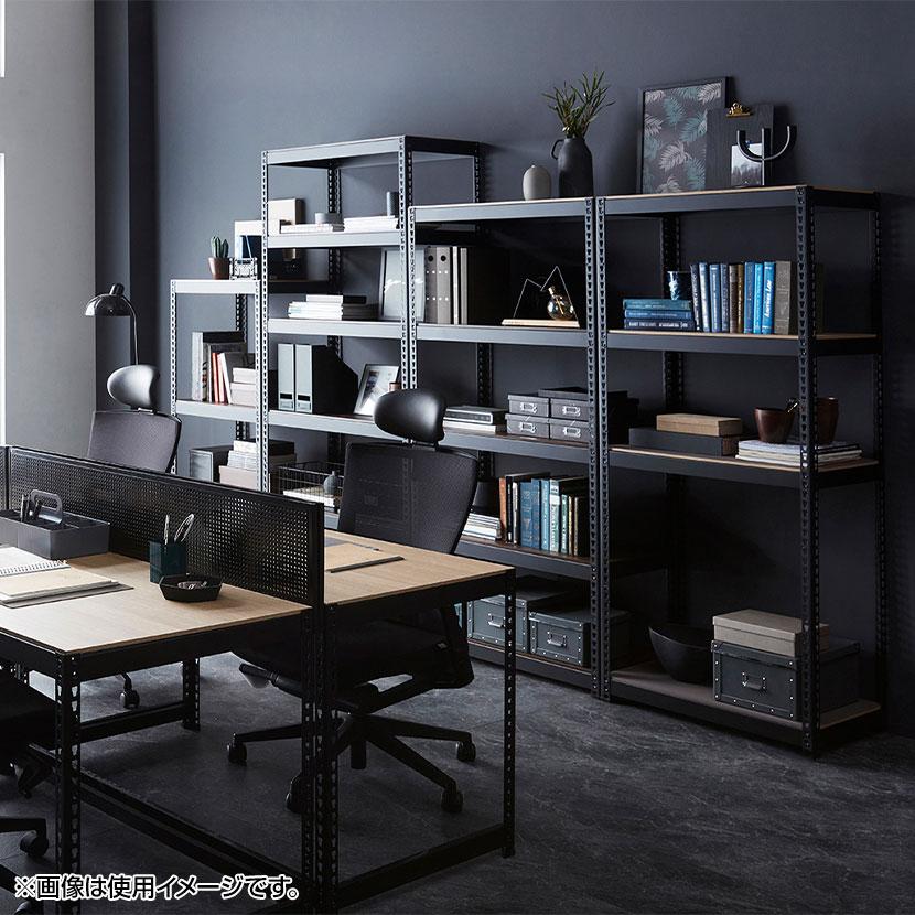 メタル&ウッドラック シェルフ5段 総耐荷重250kg(棚板1枚あたり50kg