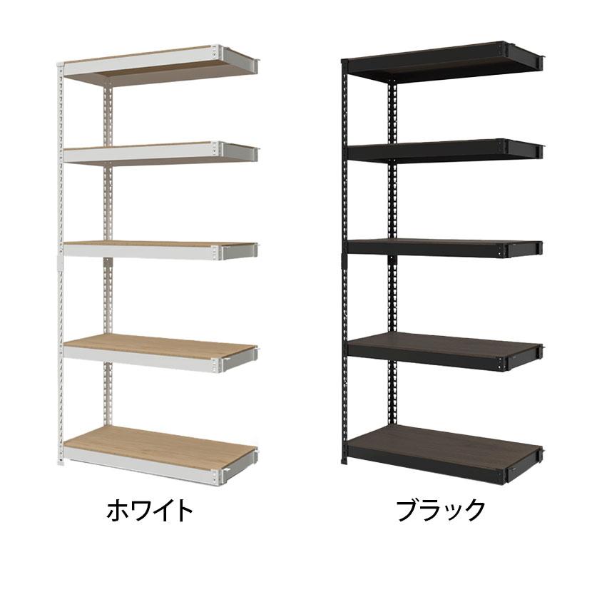 追加/増設用 メタル&ウッドラック コーナー連結タイプ シェルフ5段