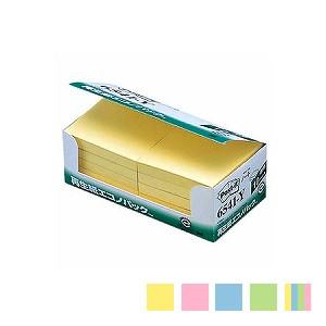 ポストイット ふせん 付箋 ノート 再生紙 75×75mm 1箱1000枚 再生紙エコノパック まとめ買い スリーエム EC-6541 | 3M