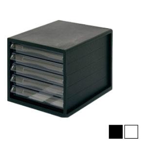 ナカバヤシ A4レターケース 一体型ボディ 浅5段 | 