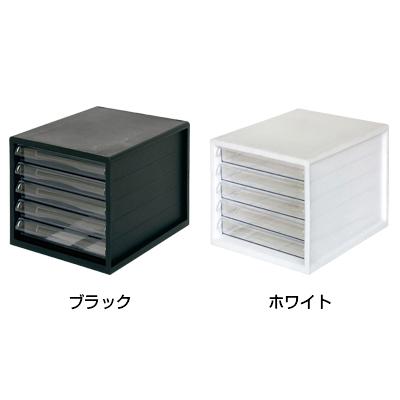 ナカバヤシ A4レターケース 一体型ボディ 浅5段 |  | 01