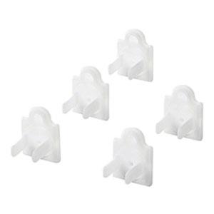 サンワサプライ コンセントマルチキャップ 2P・3P両用 5個入 ホワイト | 