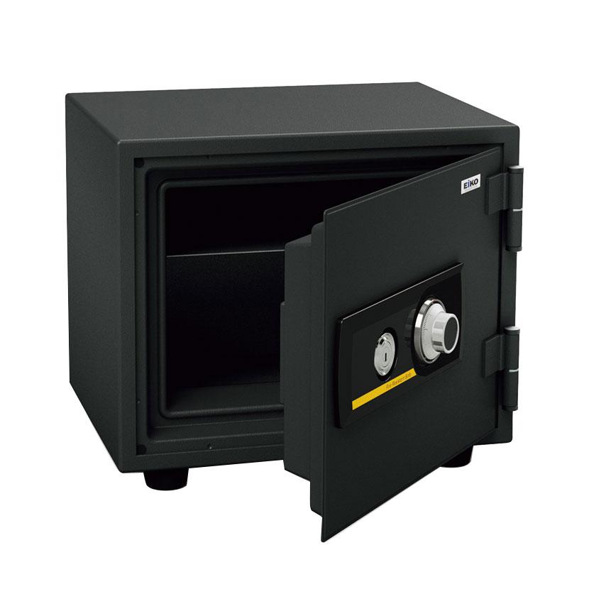 エーコー 家庭用 小型 耐火金庫 ダイヤル式 A4用紙収納可 BES-9 防災対策 防犯 家庭用金庫 頑丈 貴重品 | エーコー | 01