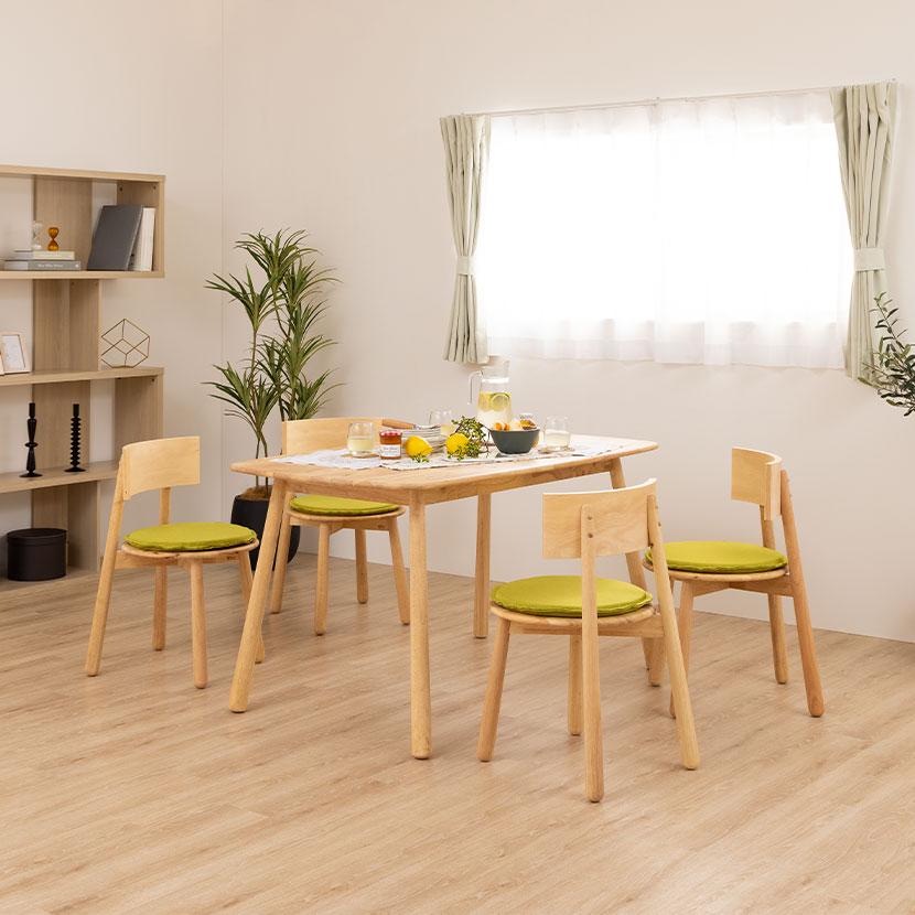 Natural Signature ティムバ ダイニングテーブル 天然木 食卓テーブル ナチュラル | 不二貿易 | 08