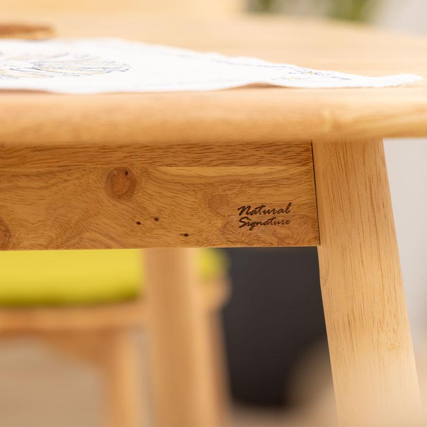 Natural Signature ティムバ ダイニングテーブル 天然木 食卓テーブル ナチュラル | 不二貿易 | 11