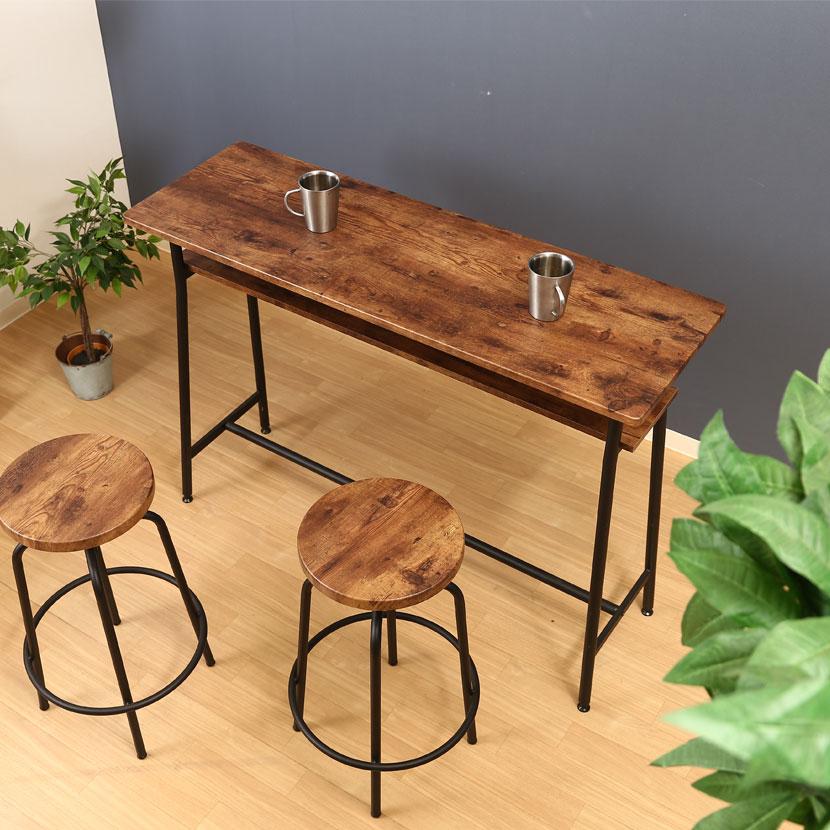 カウンターテーブル ナビア カウンターテーブル ヴィンテージ 幅1200×奥行400×高さ870mm | 不二貿易 | 01