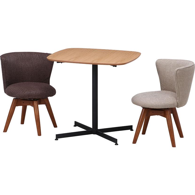 センターテーブル カフェ風 ナチュラル 幅750×奥行750×高さ720mm | 不二貿易 | 03