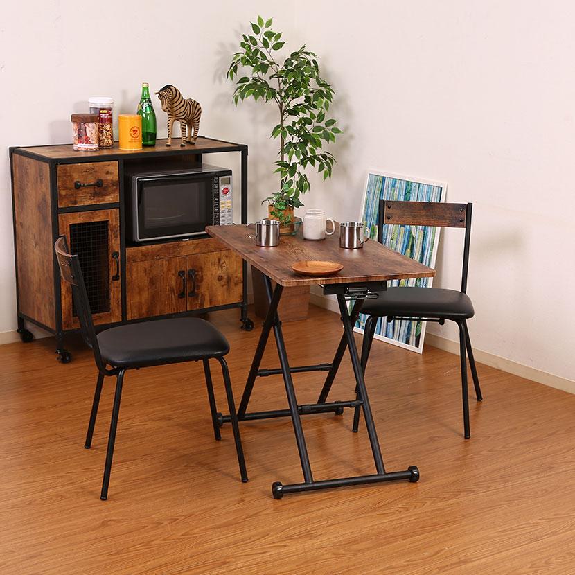 フリーテーブル ナビア 昇降テーブル ヴィンテージ | 不二貿易 | 01